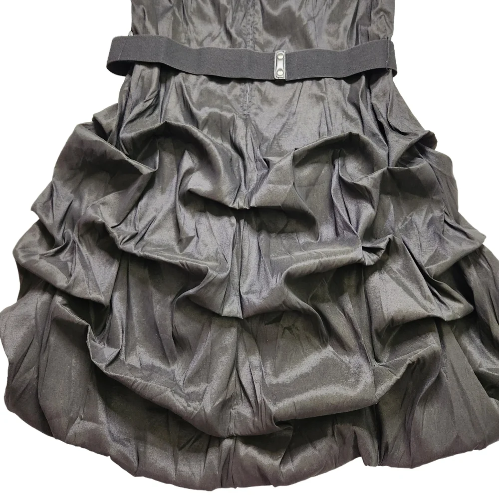 Torrid Black Hilo Pickup Strapless Formal Dress Plus Size 22 New Bubble Dress - Picture 4 of 10